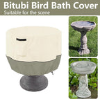 Bitubi Bird Bath Cover（24"x18"） 600D Oxford Cloth Garden Fountain Statue - Image 3