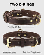 Joytale Genuine Leather Dog Collar - Image 3