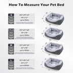 INVENHO Small Dog Bed Washable Orthopedic Calming Warming Durable Pet Bed - Image 5