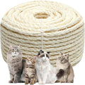 White Sisal Rope 1/4 Inch by 65-Feet by Juomid