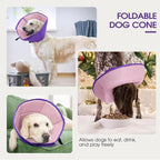 Dog Cone Collar After Surgery for Large Dogs, Adjustable Soft Cone for Dogs to - Image 6