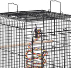 Yaheetech Open Play Top Travel Bird Cage - Image 5