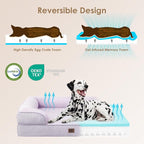 EHEYCIGA Orthopedic Dog Beds for Large Dogs, Waterproof Memory Foam Large Pet - Image 4