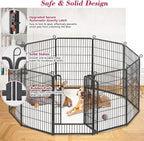 Dog Playpen Outdoor, 40 inch 10 Panels Heavy Duty Dog Fence - Image 4
