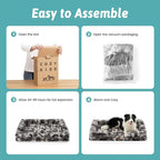 Orthopedic Dog Bed for Medium Small Size Dog, Soft and Warm Faux Fur Sofa for - Image 8