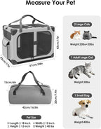 Extra Large Cat Carrier for 2 Cats, XL - Image 7