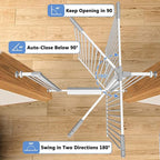 72.2"-76.7" Extra Wide Baby Gate, 40.5" Tall Dog Gate Indoor, Walk Through Pet - Image 4