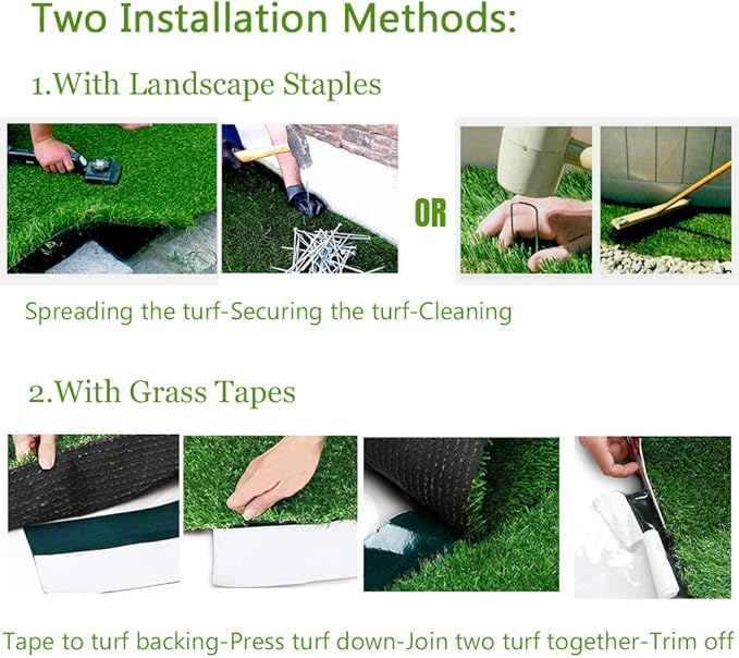 Synthetic Artificial Grass Turf 6FTX69FT, Indoor Outdoor Balcony Garden Pet Rug - Image 4