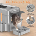 URPOWER Stainless Steel Cat Litter Box - Image 5