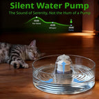 Glass Cat and Dog Water Fountain 90oz/2.7L, Automatic Pet Water Dispenser - Image 5