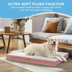 Sunheir Orthopedic Dog Bed for Extra Large Dogs, Waterproof Deluxe Plush Dog - Image 4
