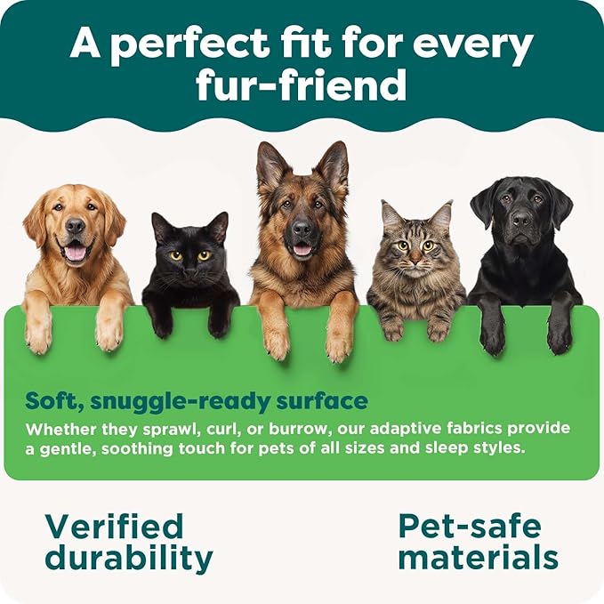 FurHaven Orthopedic Dog Bed for Large Dogs, L-Shaped Chaise Contour - Image 8