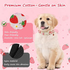Strawberry Dog Collar, Cute Pink Dog Collars - Image 5
