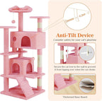 Sweetcrispy 54 Inch Cat Tree Tower, Indoor Cat Condo - Image 6