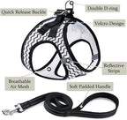 BOOMIBOO Dog Harness with Leash Set, No Pull Adjustable Reflective Step-in - Image 2