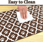 Dog Food Mat 17X30 Inch Pet Feeding Absorbent Mats - Image 6
