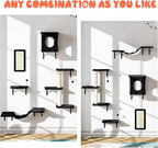 NUNU LAB Cat Wall Shelves Set, Bridge Ladder, Scratching Post, Indoor Cat - Image 4