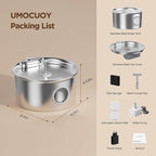 Cat Water Fountain Stainless Steel: Water Dispenser - Image 9