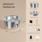Cat Water Fountain Stainless Steel: Cat Fountain - Image 9