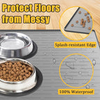 31.8"x23.8" Large Dog Mat for Food and Water, XL Silicone Pet Feeding Mats - Image 5