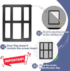 NAMSAN Cat Screen Door, Flap Opening 8.3 x 10.3 inches, Doggie Door - Image 4