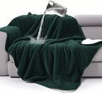 gogobunny Waterproof Bed Blanket, Reversible Sherpa Fleece Throw Blanket by gogobunny