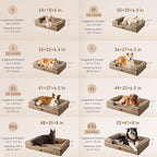 EHEYCIGA Orthopedic XL Dog Beds, Waterproof Memory Foam Dog Bed - Image 2