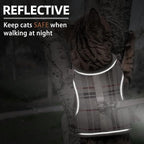 PUPTECK Soft Mesh Cat Vest Harness and Leash Set Puppy Padded Pet Harnesses - Image 5