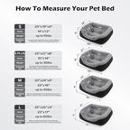 INVENHO Small Dog Bed Orthopedic Warming Soft Calming Sleeping Durable - Image 5
