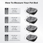 INVENHO Large Dog Beds Large Sized, Washable Orthopedic Warming Soft Sleeping - Image 5