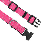 Reflective Dog Collar, Adjustable Soft Neoprene Padded Nylon Pet Collars - Image 3