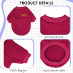 3 Pack Dog Sweaters for Small Dogs Girl Boy Winter Fleece Clothes Warm Soft Dog - Image 3