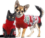 Dog Christmas Sweater Xmas Pet Clothes Cute Reindeer Christmas Dog Costume - Image 2