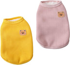 Pet-Clothes Fleece Cotton Dog Shirt Warm Soft Breathable Stretchy Tee by BIECWIAY