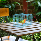 Kisangel Metal Bird Travel Cage Small Bird Cage Portable Carrier Storage s - Image 8