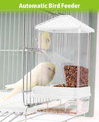 Hamiledyi Automatic Bird Feeder 2 Pcs No Mess Bird Cage Feeder Seed Food - Image 6