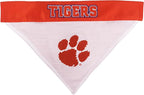 Pets First Collegiate Pet Accessories, Reversible Bandana, Clemson Tigers Size - Image 3
