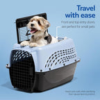 Petmate Dog Crates for Small Dogs & Cat Carriers, Two-Door Plastic Pet Kennel - Image 3