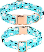 Dog Collar, Bow Dog Collar Blue Bear Pattern Pet Collar Dog Cute Bow Tie Soft - Image 4