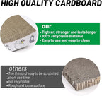 PatiencET Cat Scratcher Cardboard 4 Pack Cat Scratch Pad Reversible Scratcher - Image 4
