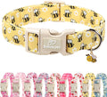 Bee & Daisy Dog Collar for Puppy Small Dogs by Babolepet