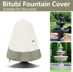 Bitubi Fountain Cover（40"x50"） 600D Oxford Cloth Garden Fountain Statue - Image 3