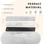 Calming Dog Bed for Medium Dogs Washable Donut 30 inches Anti-Slip Pet Bed - Image 2