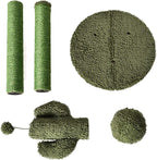 Amazon Basics Sisal Cat Scratching Post, Indoor Cactus Triple Posts - Image 4
