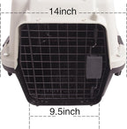 Plastic Dog/Cat Crate Portable Travelling Pet Kennel Without Wheel - Image 4