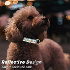 Reflective Dog Collar for Large Dogs, Cute Boho Adjustable Heavy-Duty Nylon - Image 3