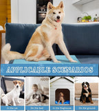 SOMOYA Upgrade Self-Cooling Mat Thicken Dogs Cooling Mat Washable Non-Slip Pet - Image 9