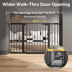Cumbor 29.7"–51.5" Extra Wide Baby Gate - Image 3
