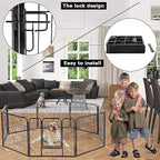 BestPet | Dog Playpen | 32 Inch, 8 Panels | Heavy Duty Metal Pet Exercise Pen | - Image 5