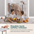 Cumbor 29.7"-40.6" Baby Gate for Stairs, Mom's Choice Awards Winner-Dog Gates - Image 3